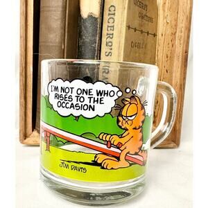 Vintage 1970-80s Mcdonald's Vintage Glass 8oz Mug Vintage Advertising